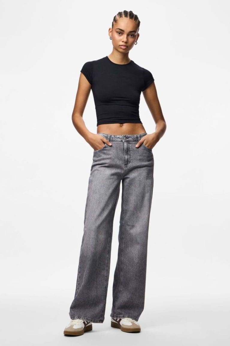 jean pcsilke gris Pieces