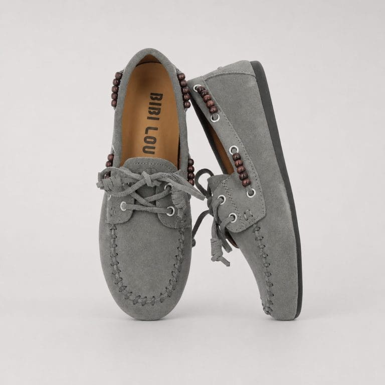mocassin 600z60fs gris Bibi Lou