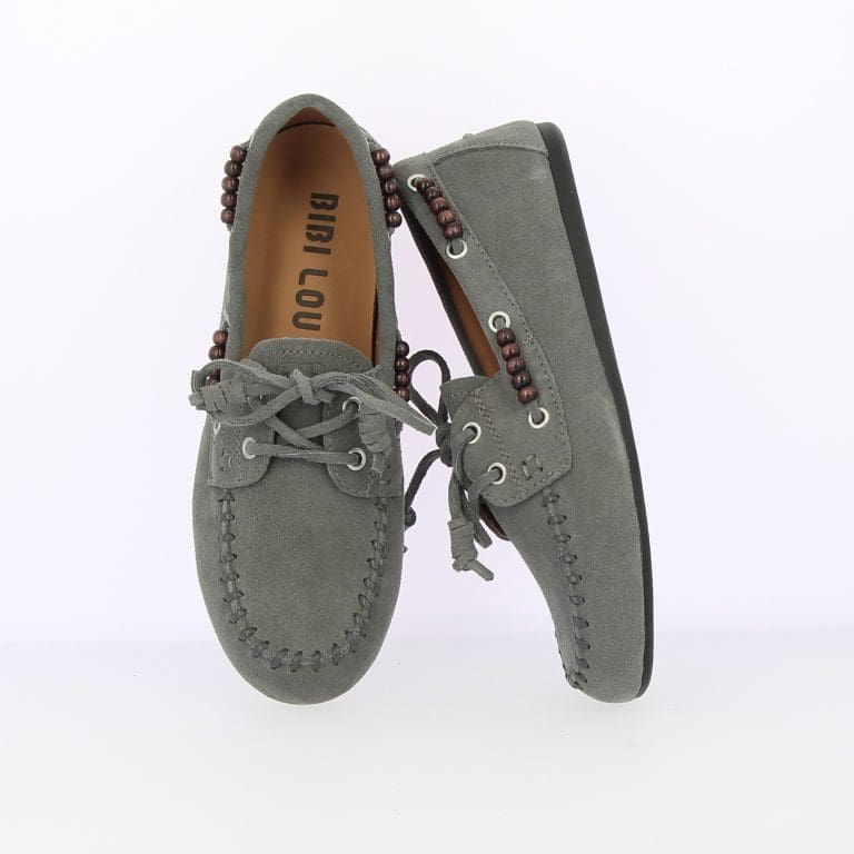 mocassin 600z60fs gris Bibi Lou