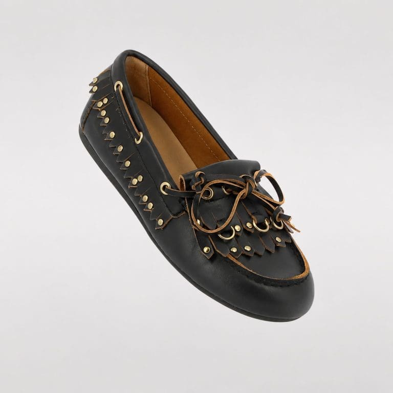 mocassin 601z24fs noir Bibi Lou