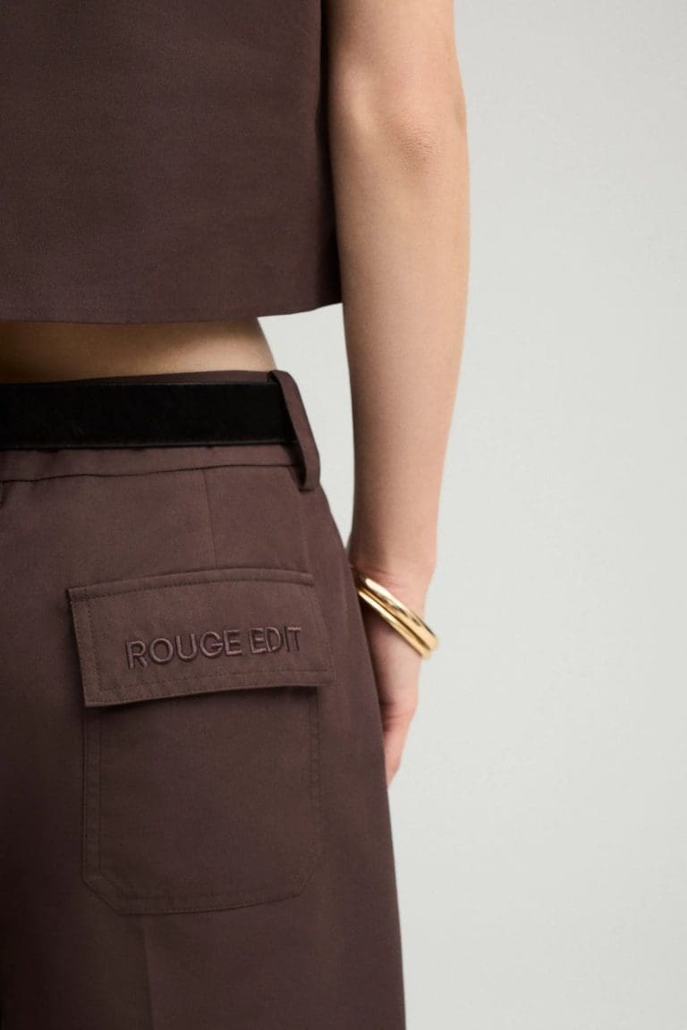 pantalon roufransisk marron rouge edit