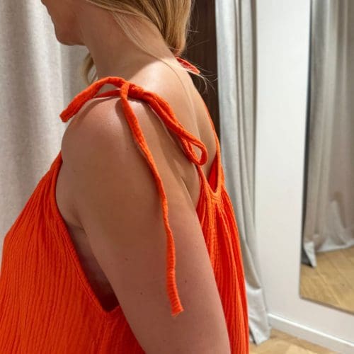 robe blondie e26 orange outremesure