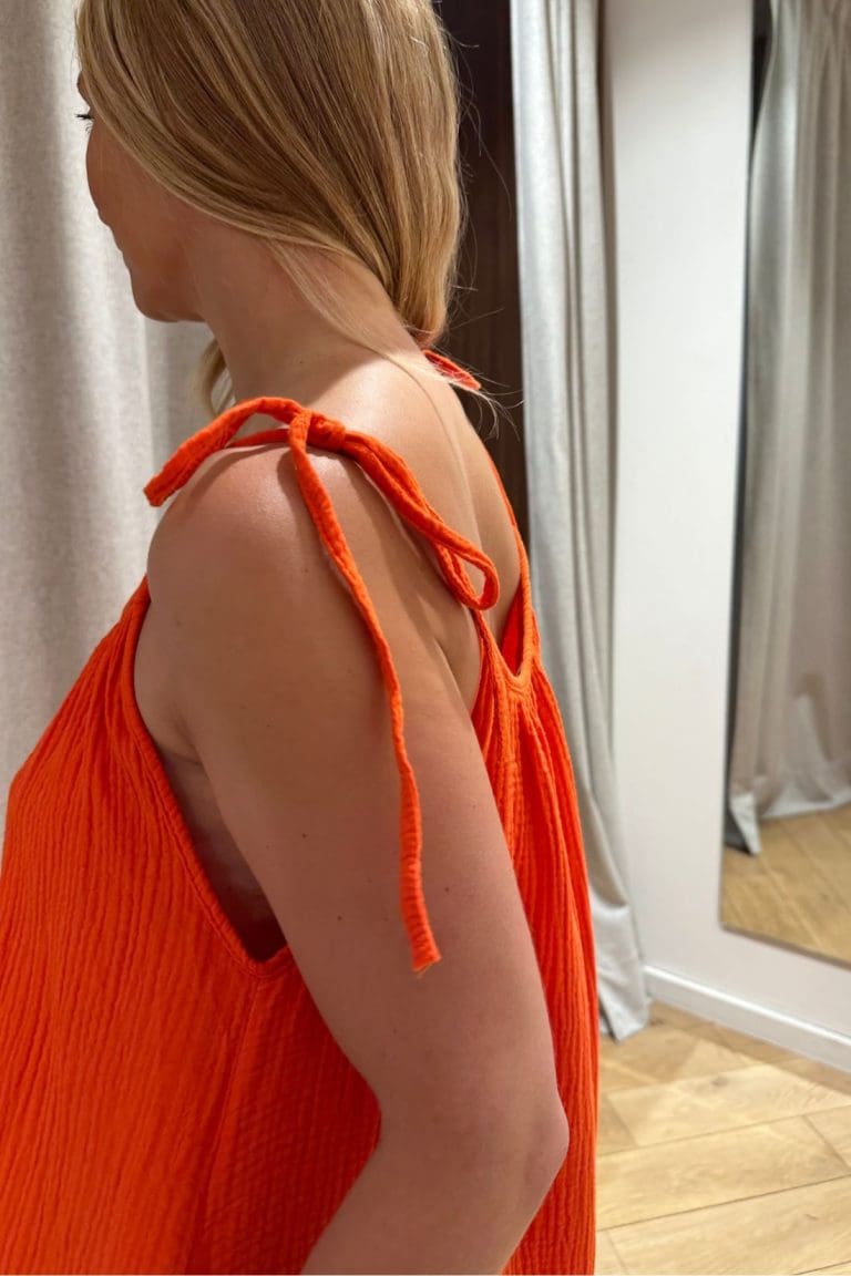 robe blondie e26 orange outremesure