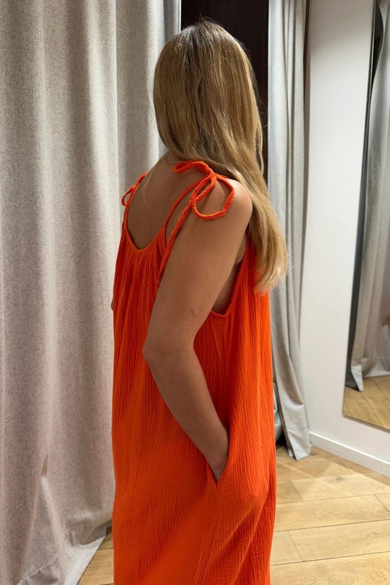 robe blondie e26 orange outremesure