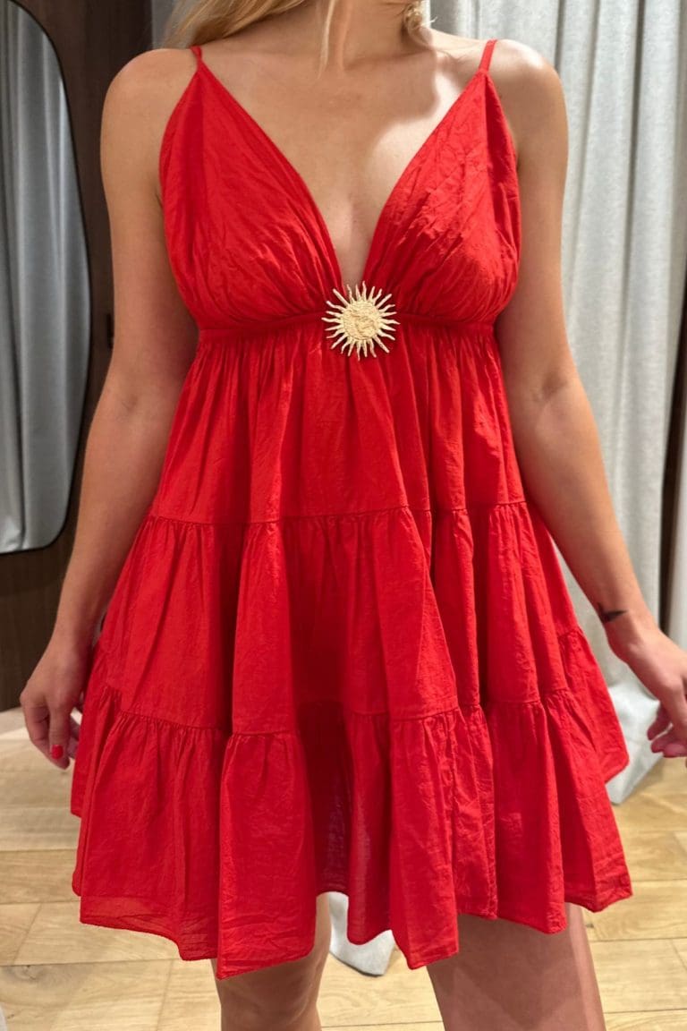robe dua e26 rouge outremesure