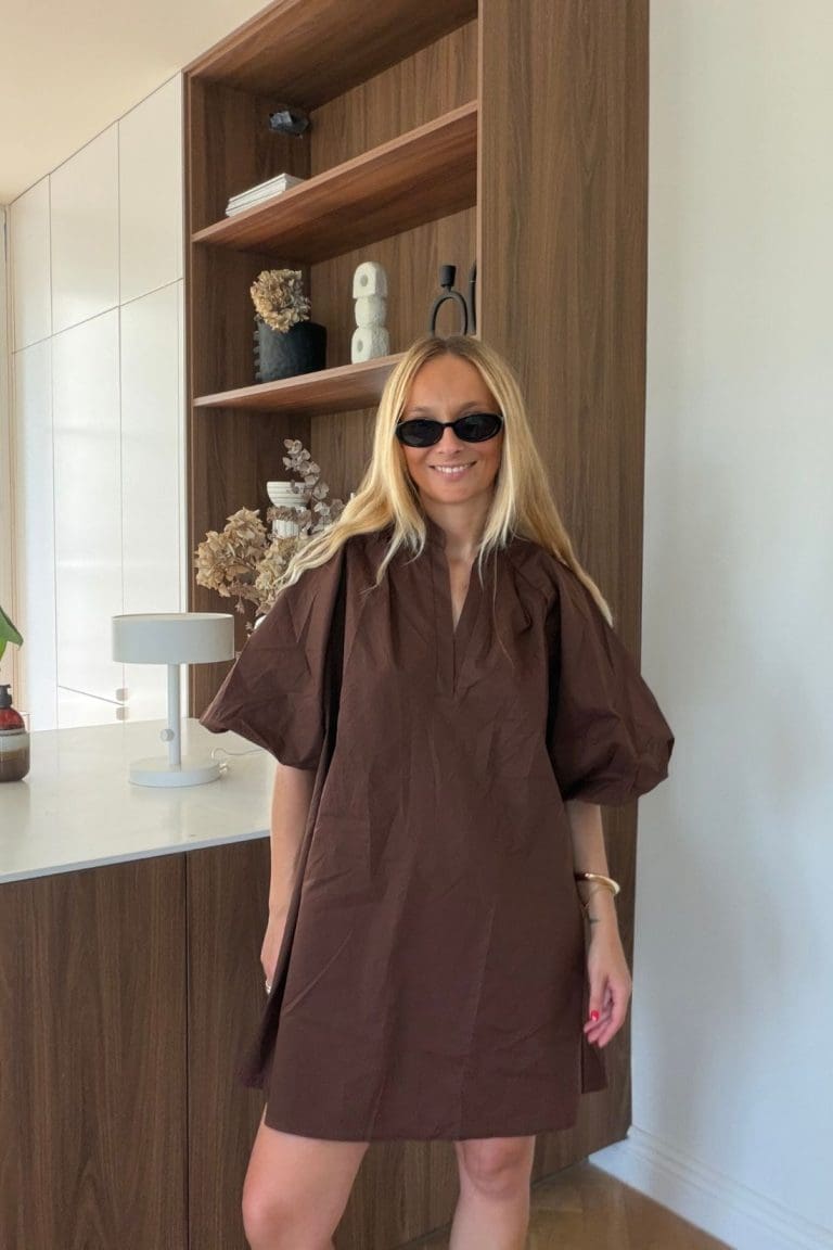 robe jenna marron outremesure