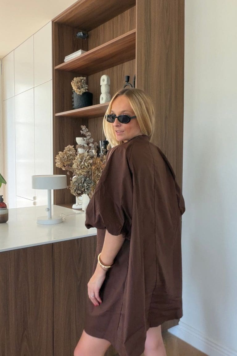 robe jenna marron outremesure