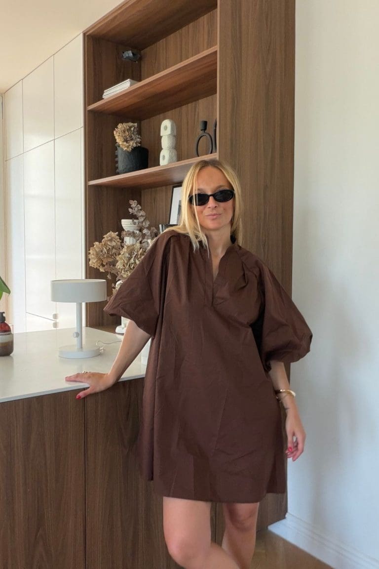 robe jenna marron outremesure