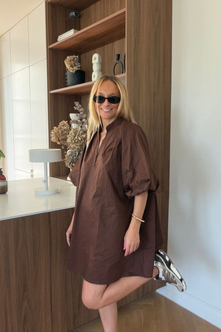 robe jenna marron outremesure