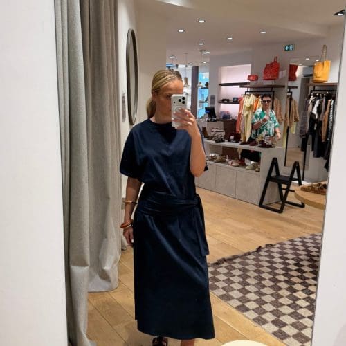 robe pia bleu marine outremesure