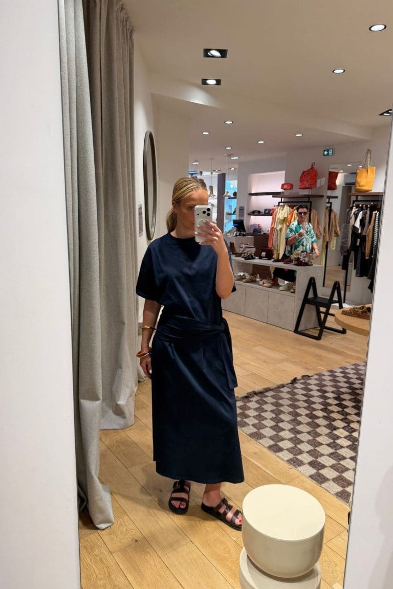 robe pia bleu marine outremesure