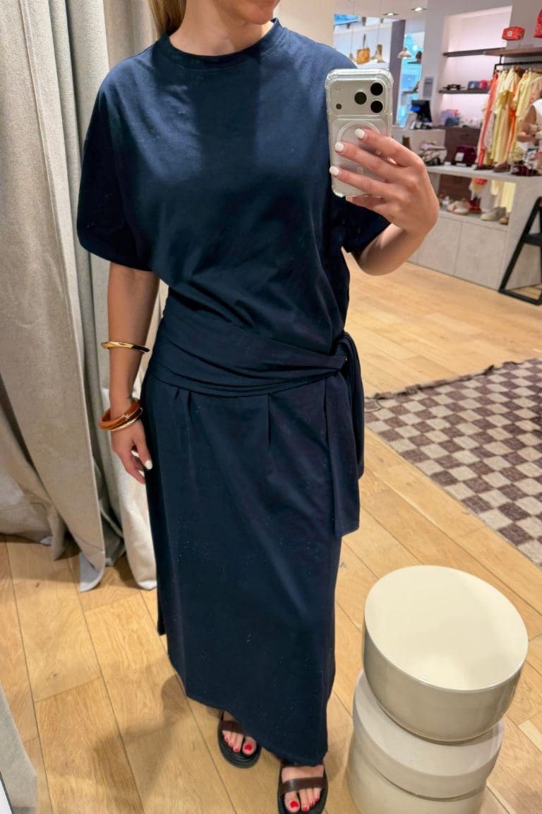 robe pia bleu marine outremesure