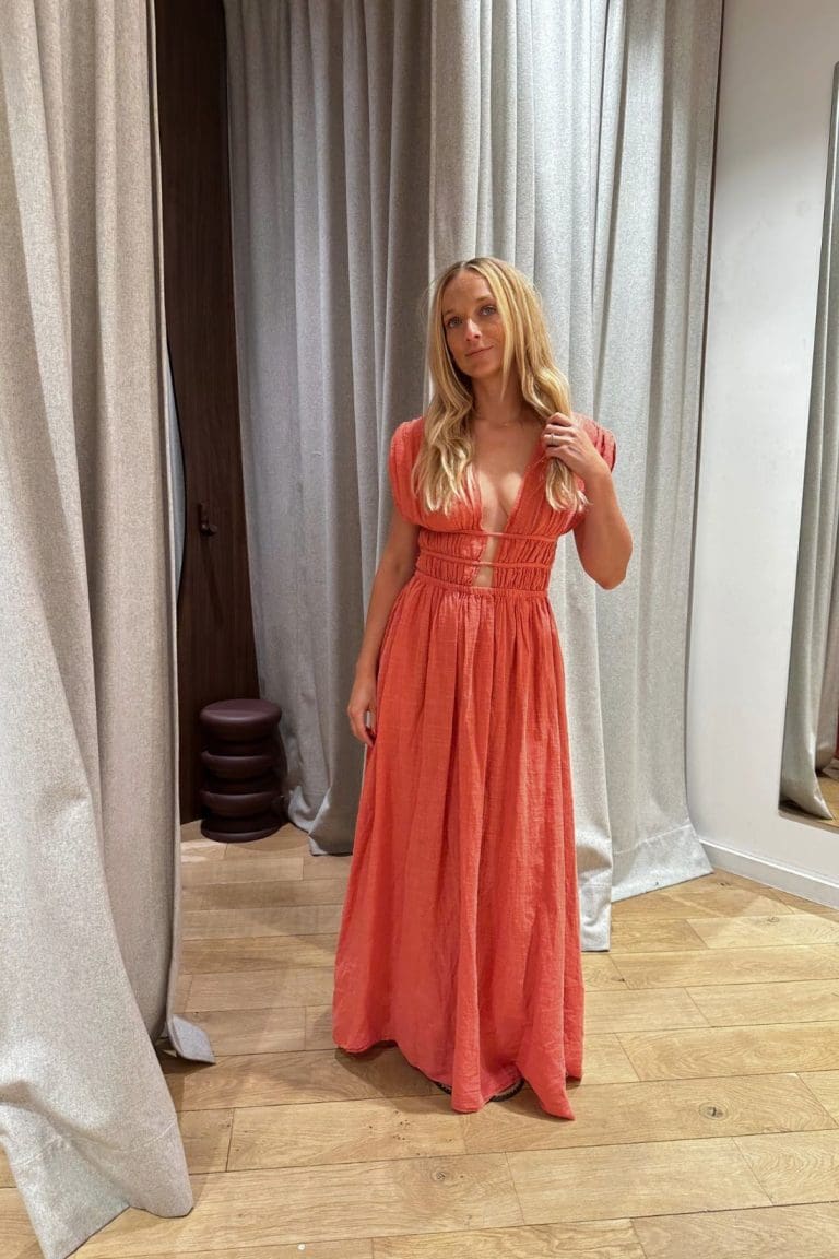 robe pia e26 corail outremesure