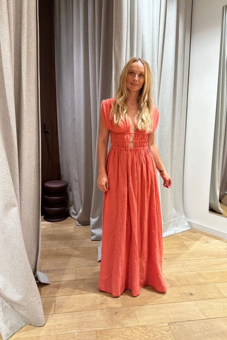 robe pia e26 corail outremesure