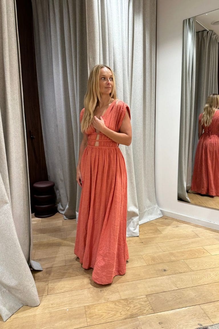 robe pia e26 corail outremesure