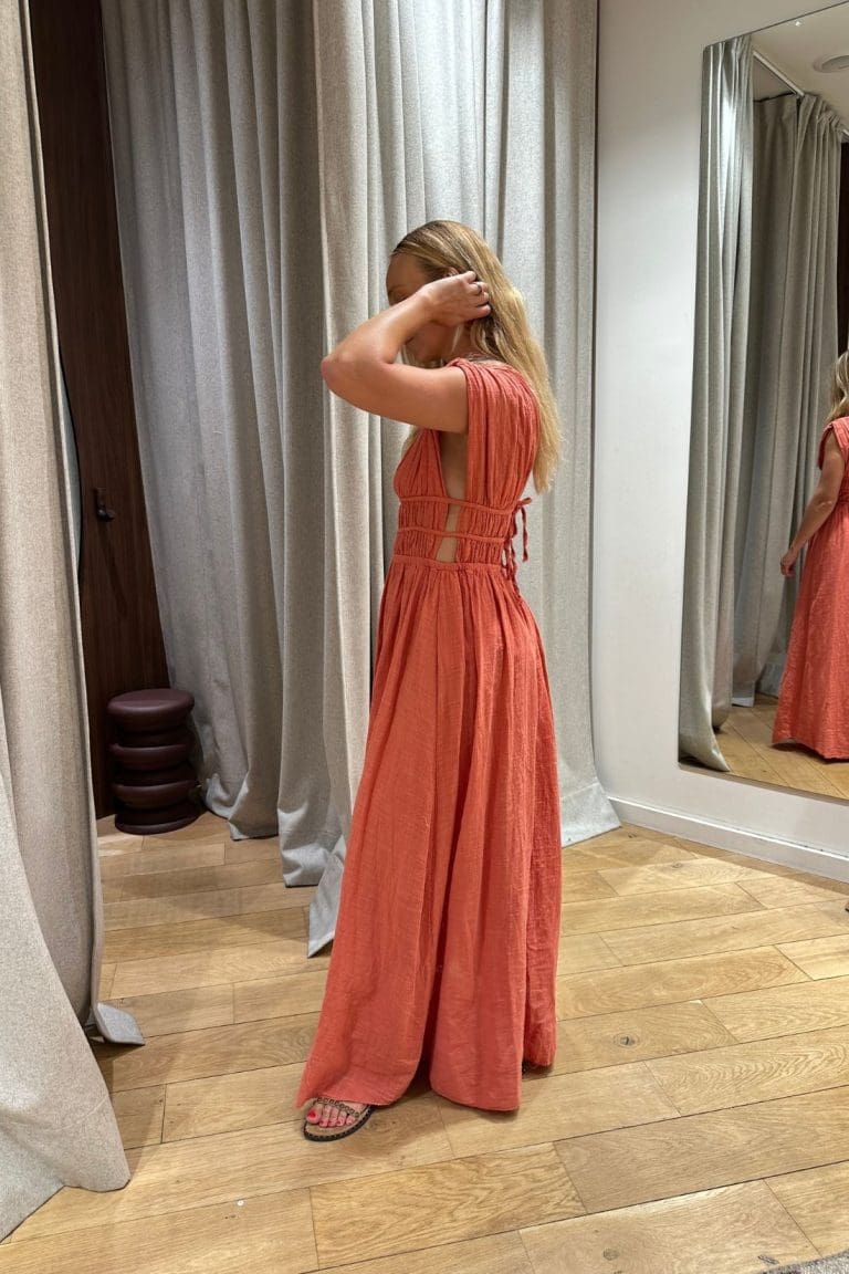 robe pia e26 corail outremesure