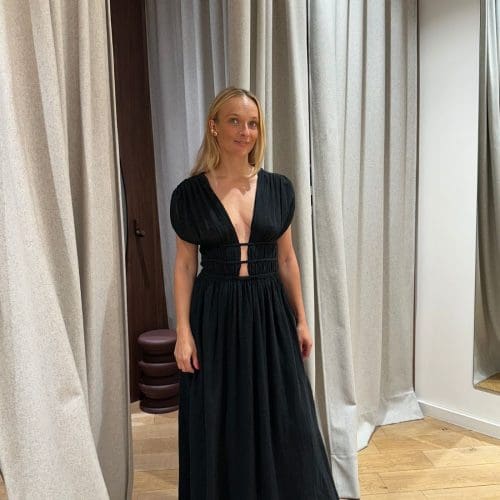 robe pia e26 noir outremesure