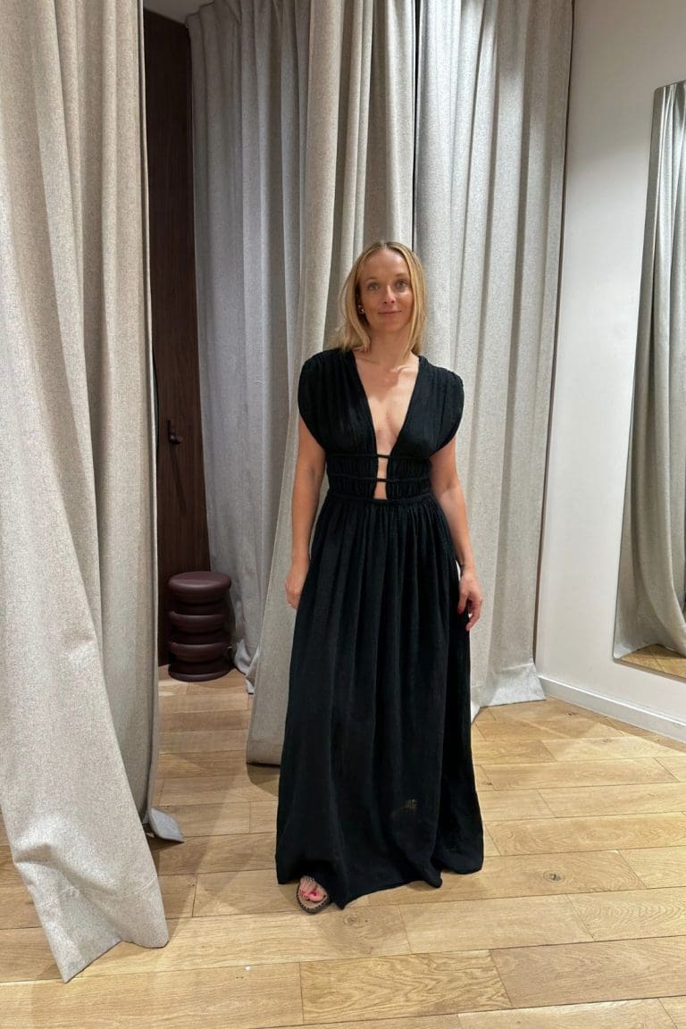 robe pia e26 noir outremesure