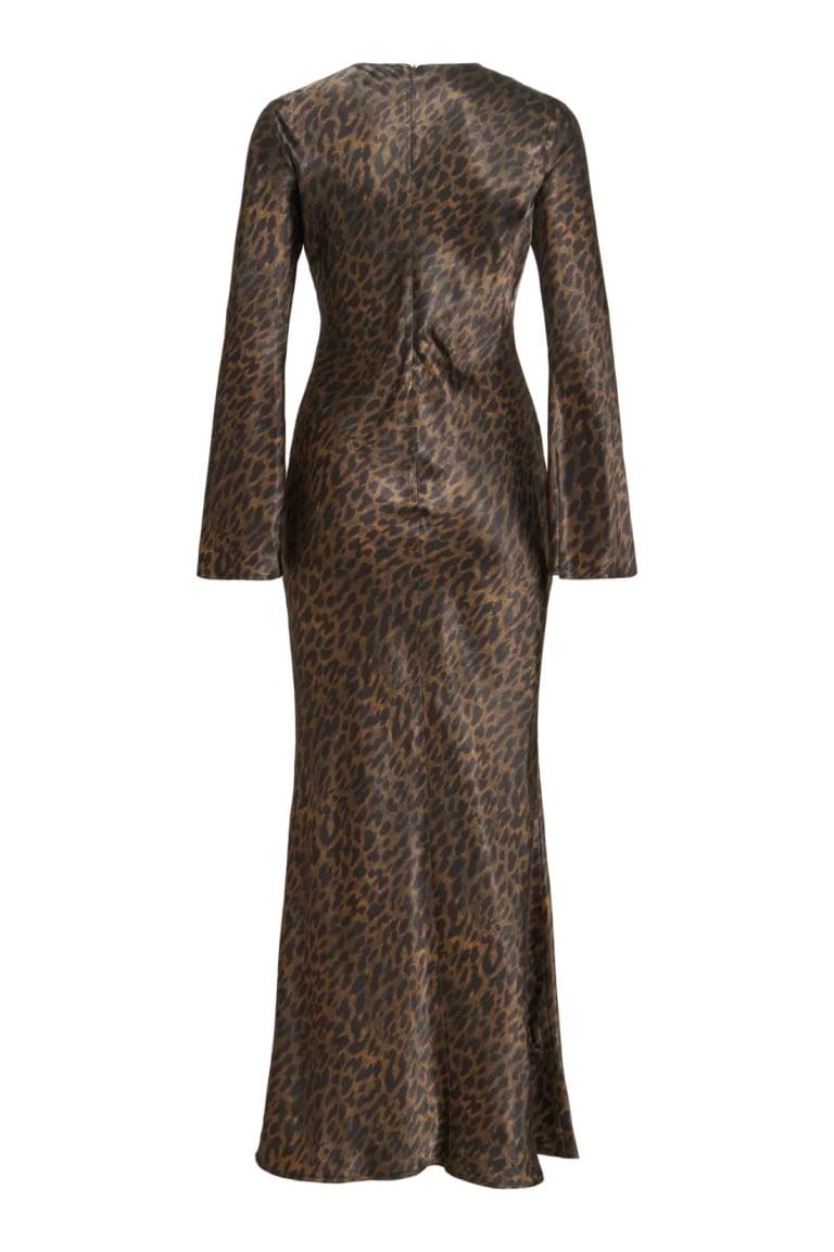 robe roushiana léopard rouge edit