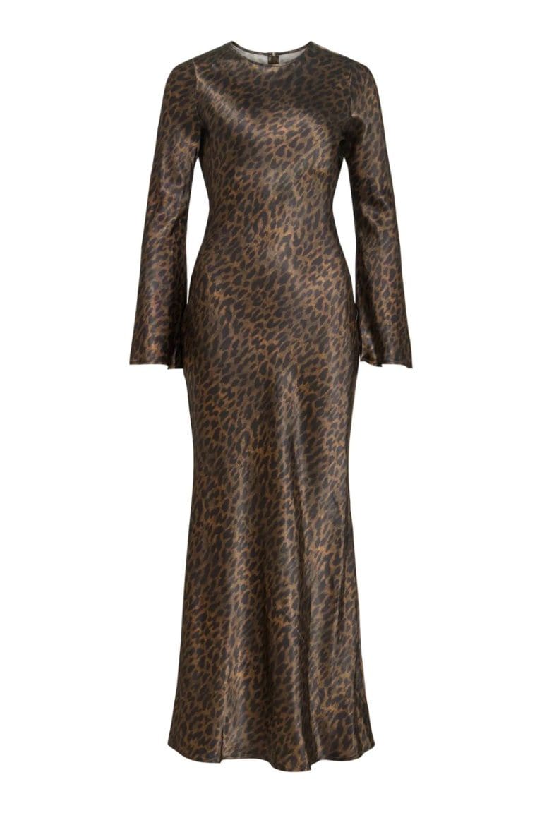 robe roushiana léopard rouge edit