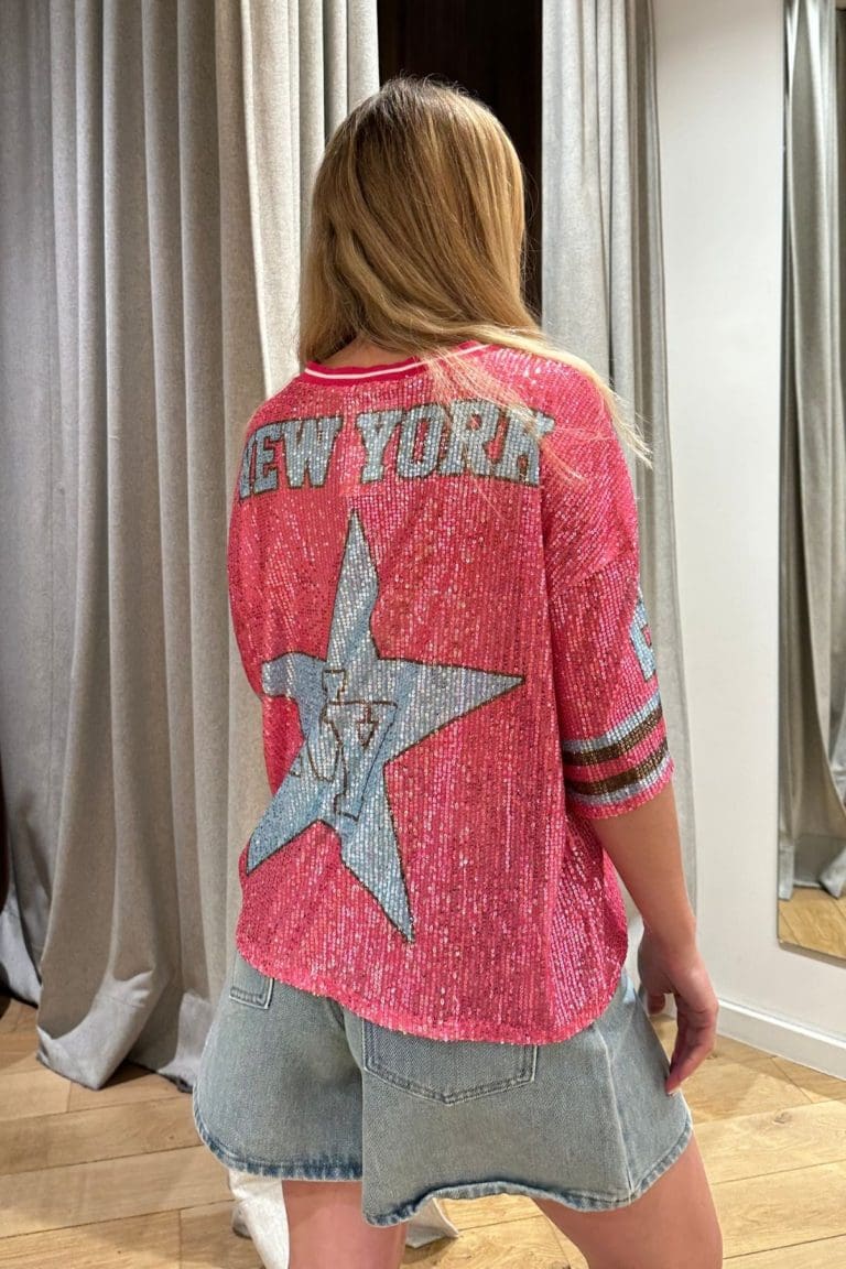 tshirt lulli e26 rose outremesure