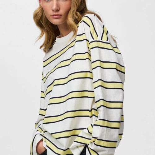 tshirt pcmila jaune Pieces