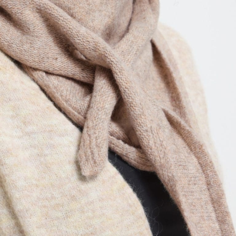 echarpe gry beige ichi
