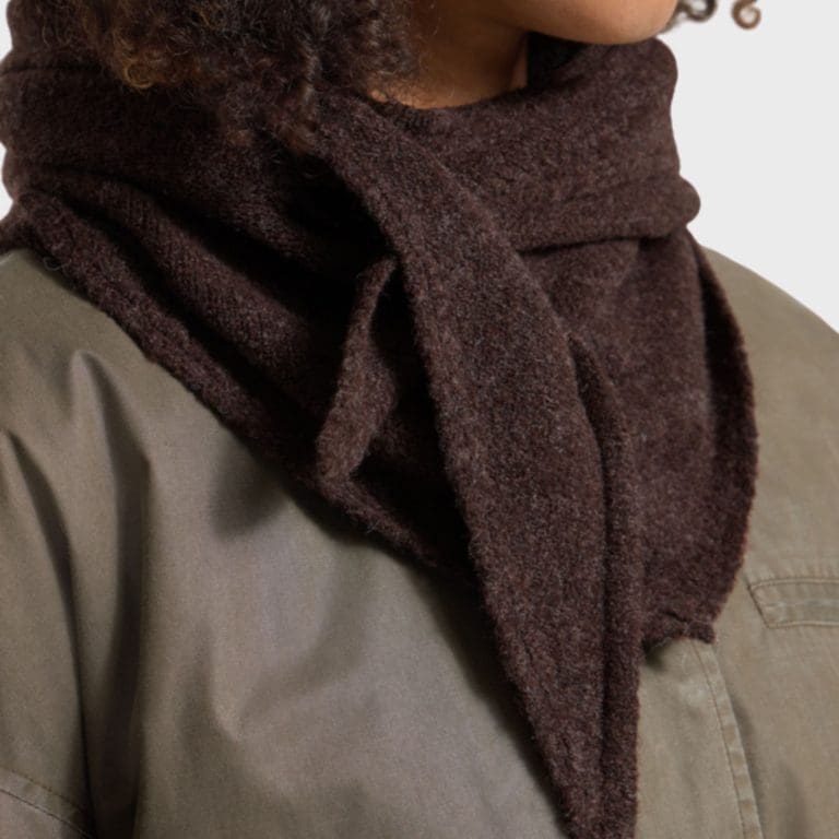 echarpe gry marron ichi