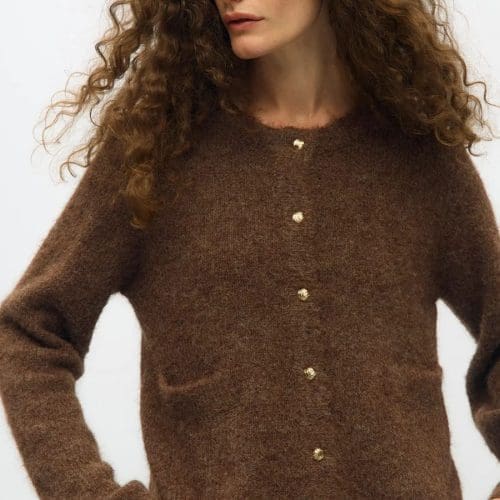 gilet objsaggia h262 marron object