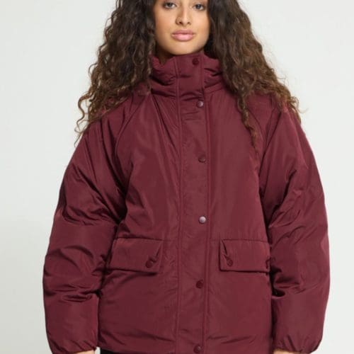 manteau bunala bordeaux ichi