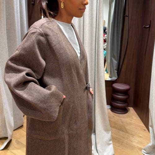 manteau orso h2627 marron outremesure