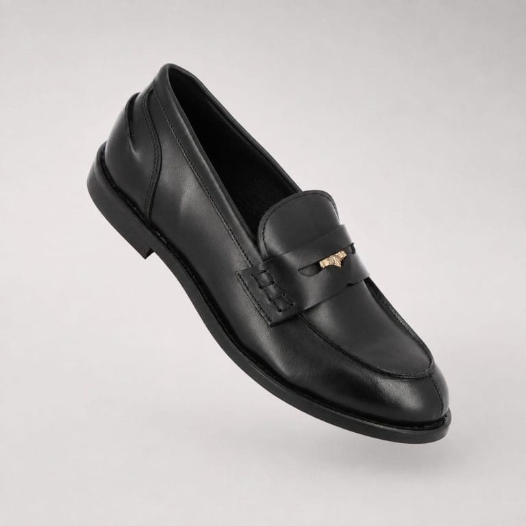 mocassin lisbona noir Semerdjian