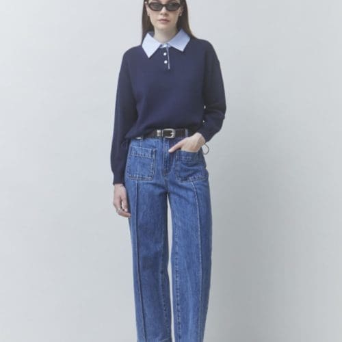 pull paulin bleu suncoo
