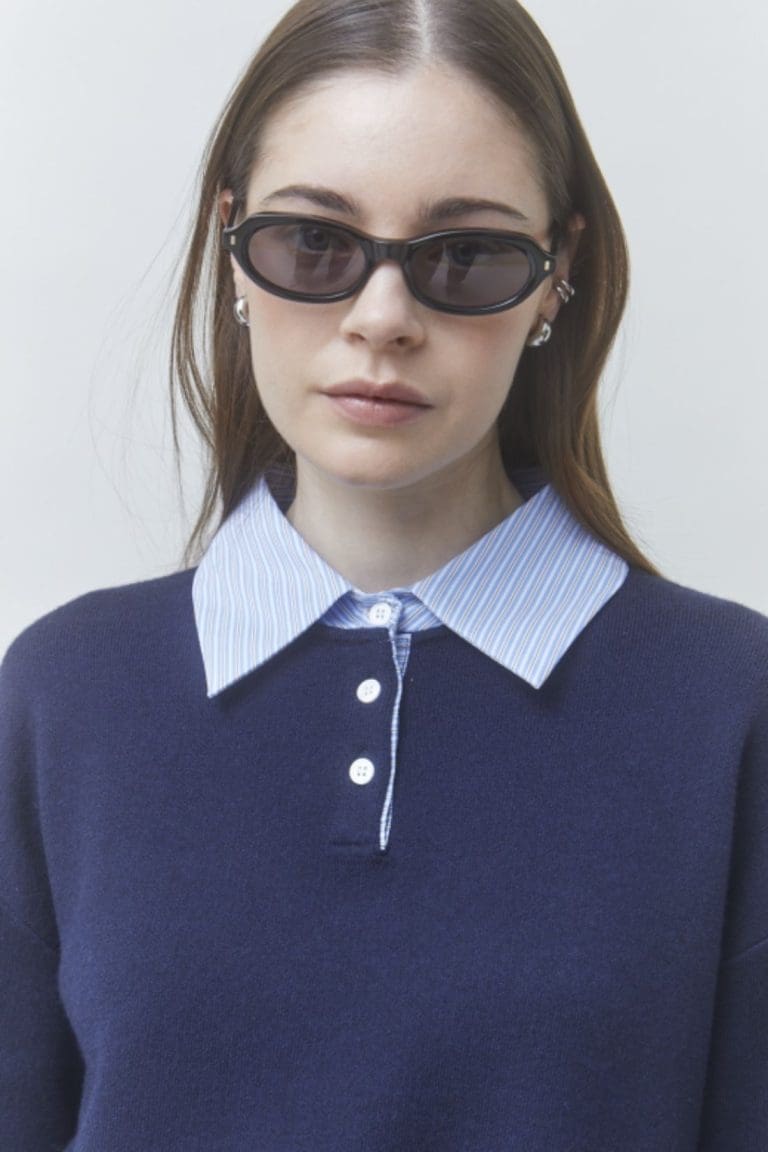 pull paulin bleu suncoo