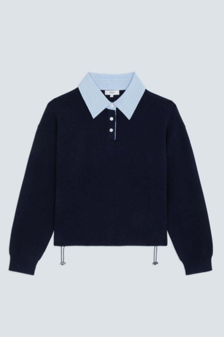 pull paulin bleu suncoo