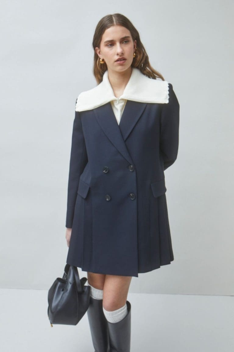 robe cassis bleu suncoo