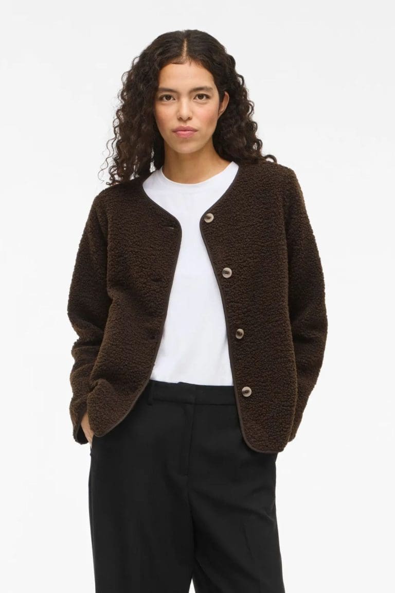 veste viada marron vila