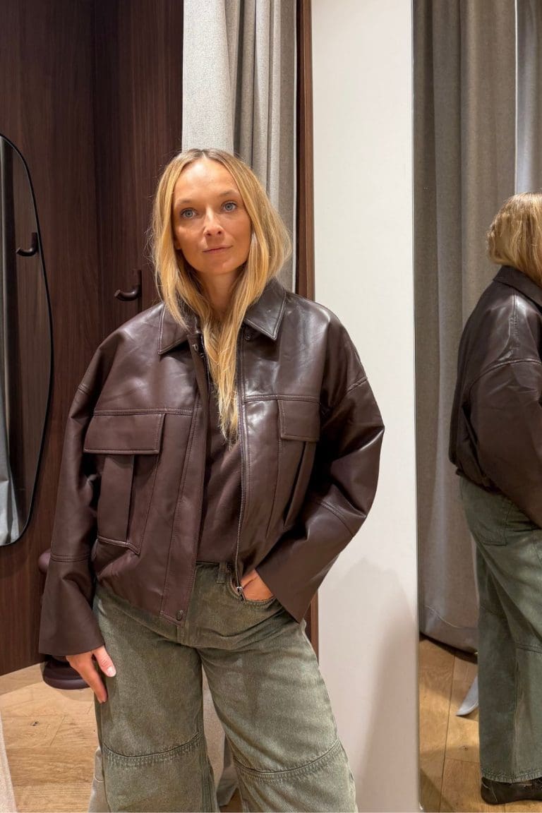blouson thais h26 marron outremesure