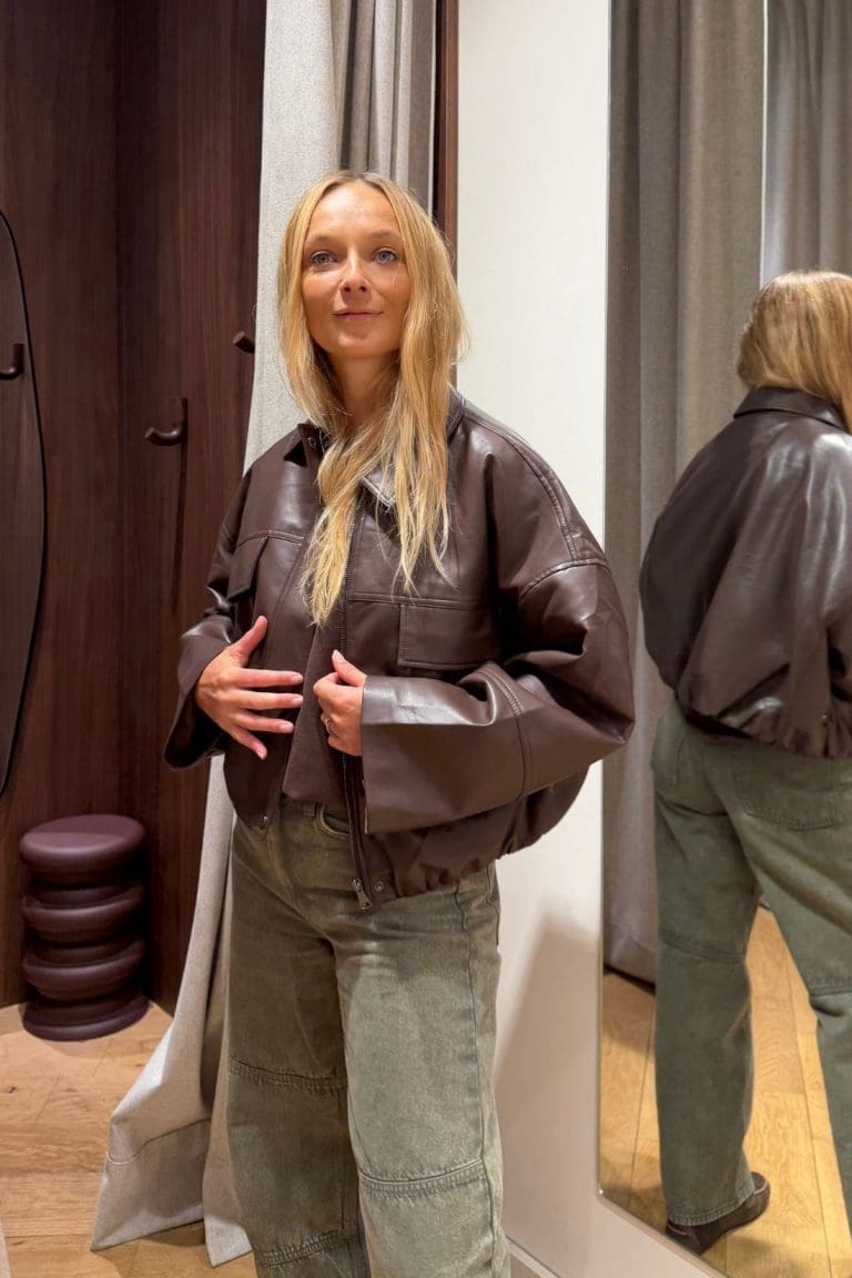 blouson thais h26 marron outremesure