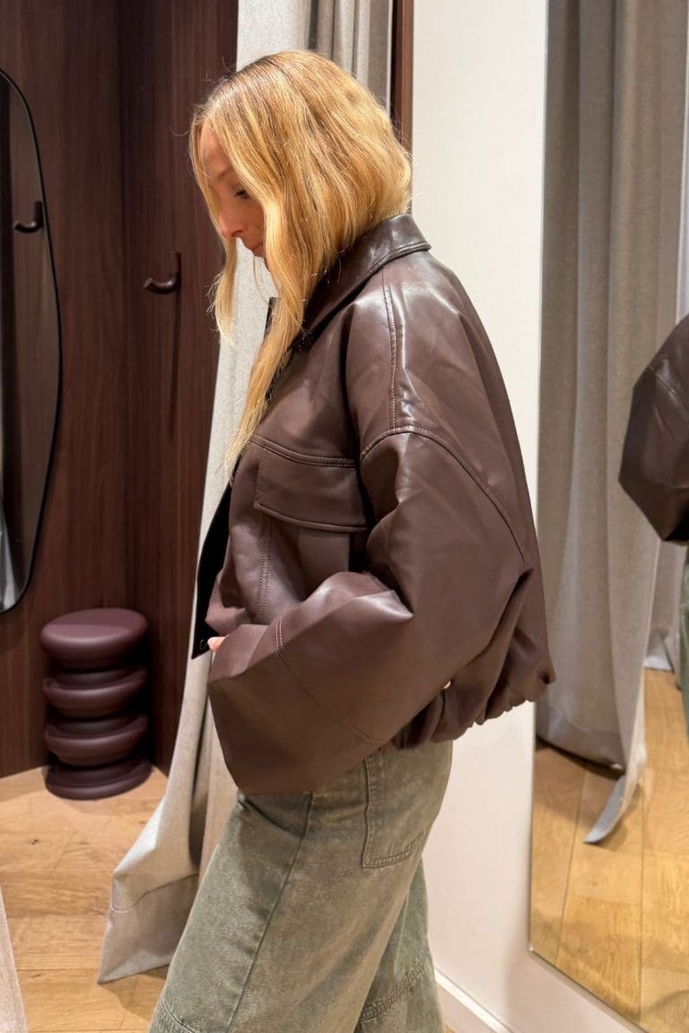 blouson thais h26 marron outremesure