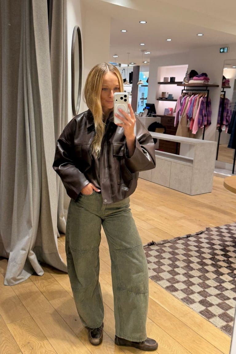 blouson thais h26 marron outremesure
