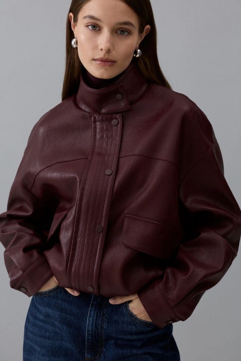 blouson vifima bordeaux vila
