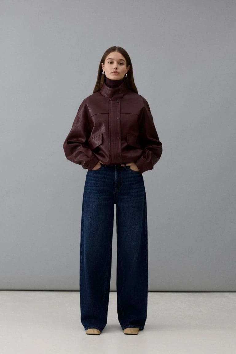 blouson vifima bordeaux vila