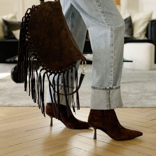 boots 502t30vk marron Bibi Lou