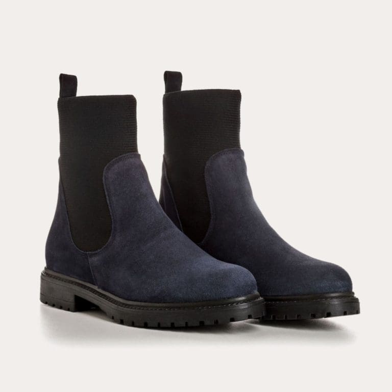 boots evelyn bleu marine Reqins
