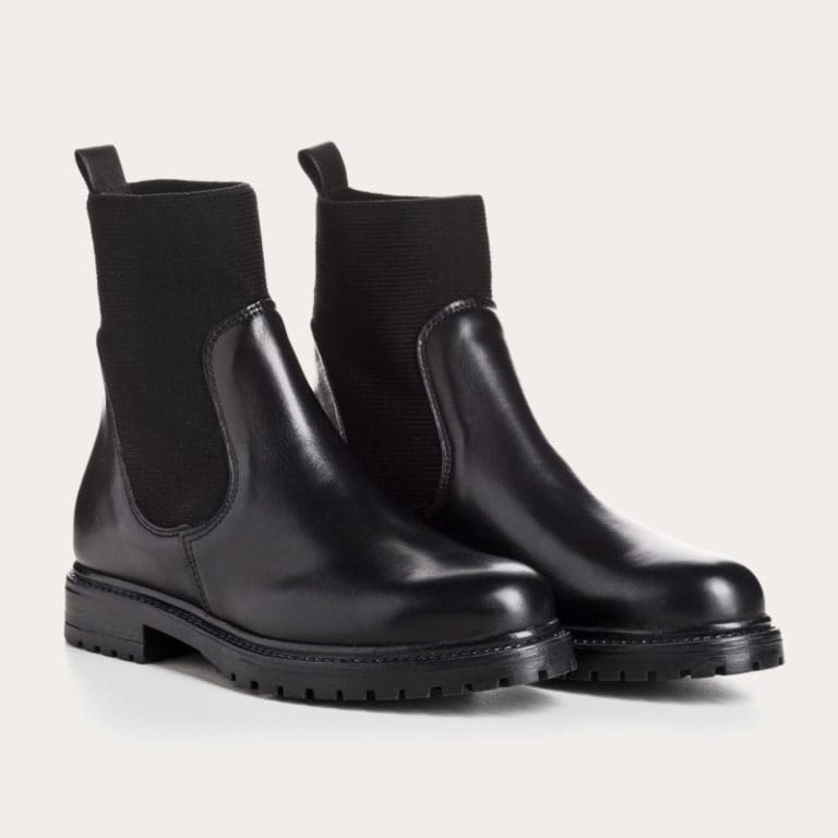 boots evelyn noir Reqins