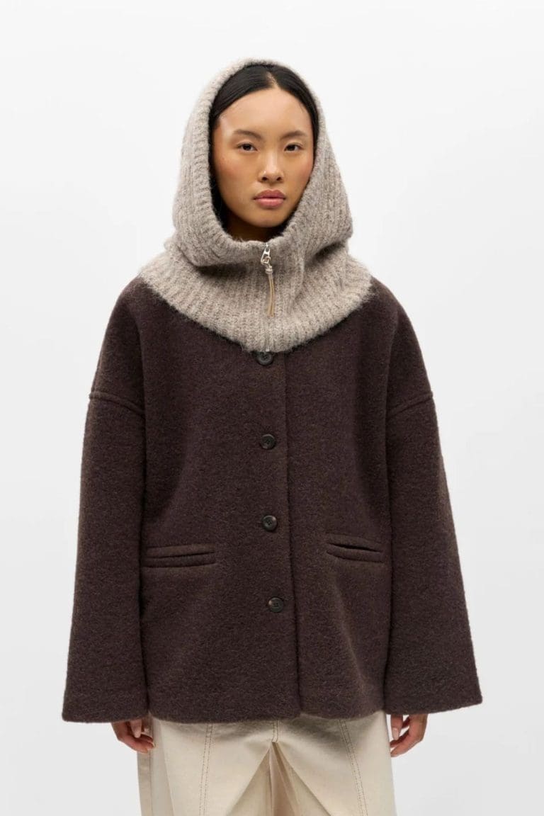 cagoule objmilu zip beige object