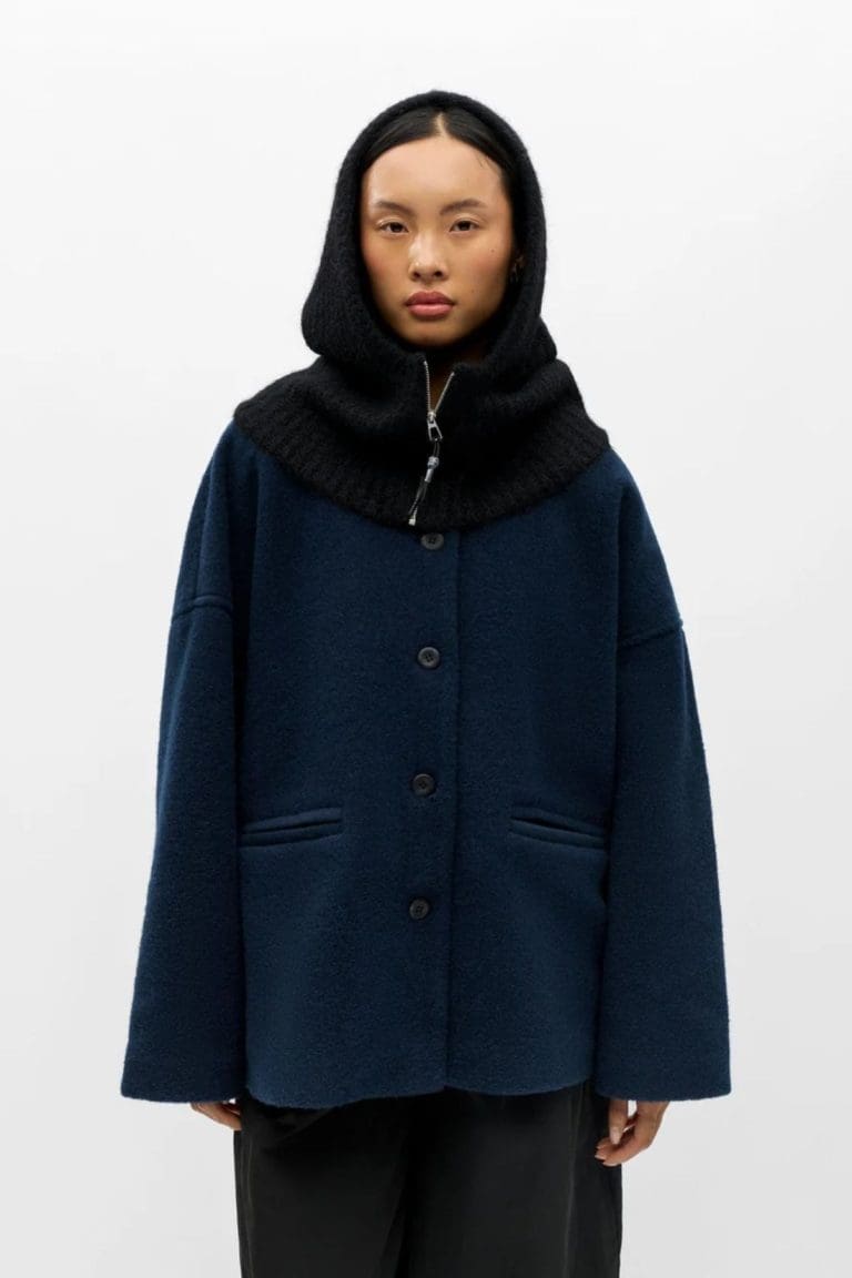 cagoule objmilu zip noir object