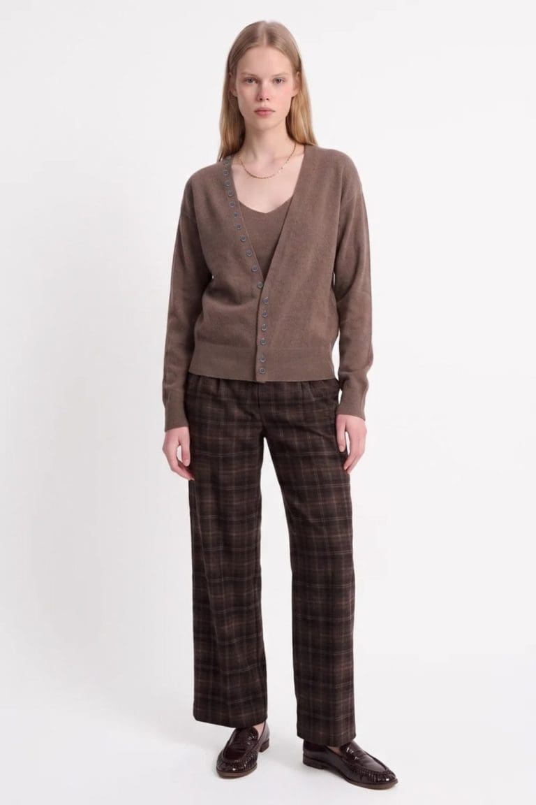 cardigan anelia marron Artlove