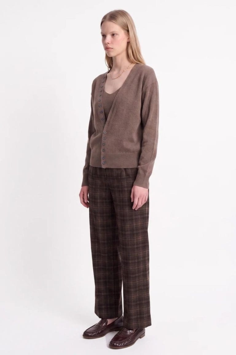 cardigan anelia marron Artlove